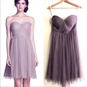Jenny Yoo Collection Wren Convertible Dress in lilac shade size 6